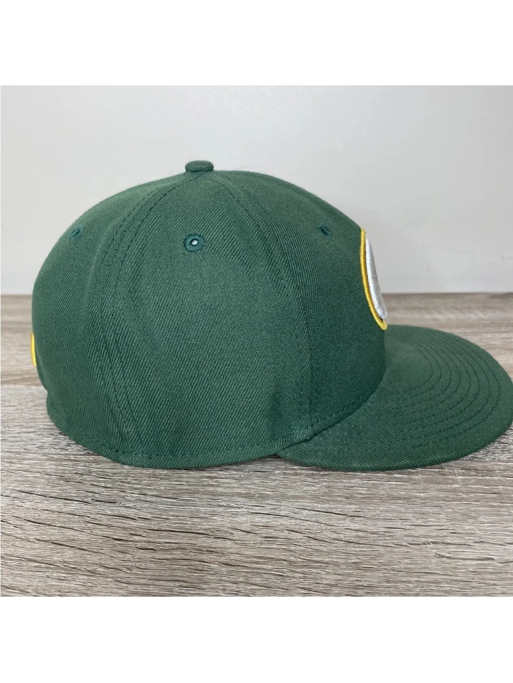 Green Bay Packers Fitted Hat New Era 59FIFTY 7 1/8 Embroidered NFL